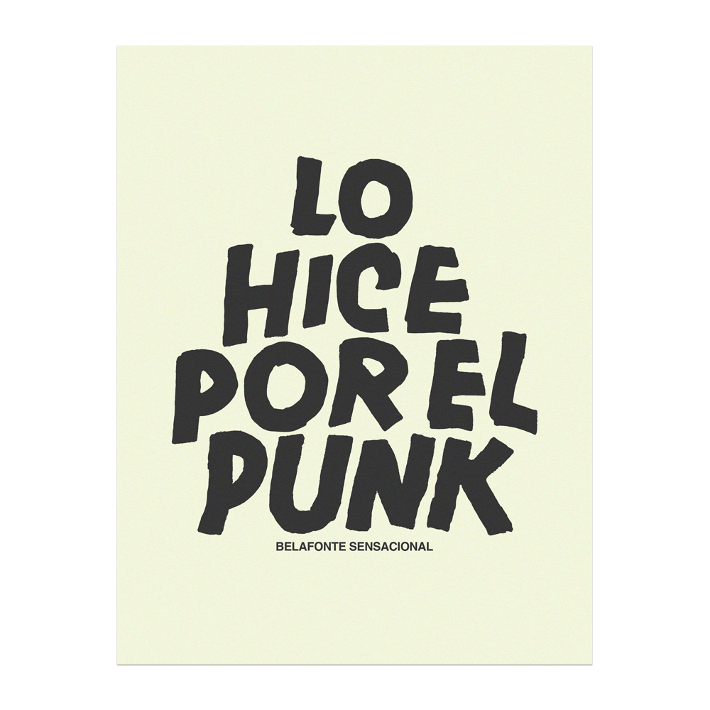 LO HICE POR EL PUNK X OSLEY POSTER