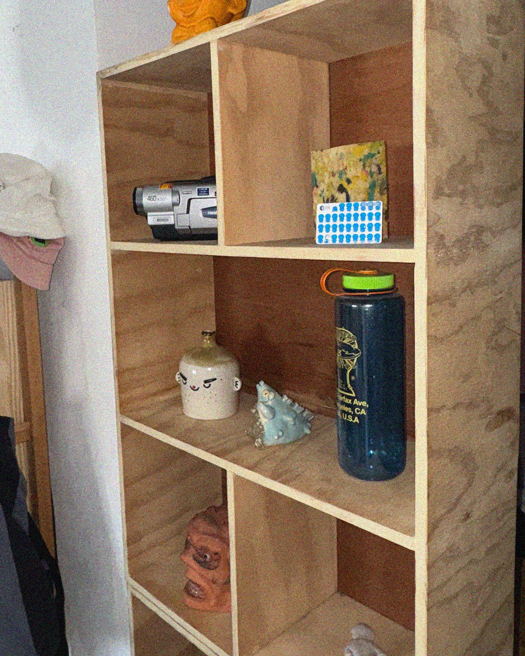 Librero modular de madera | 2 módulos apilables